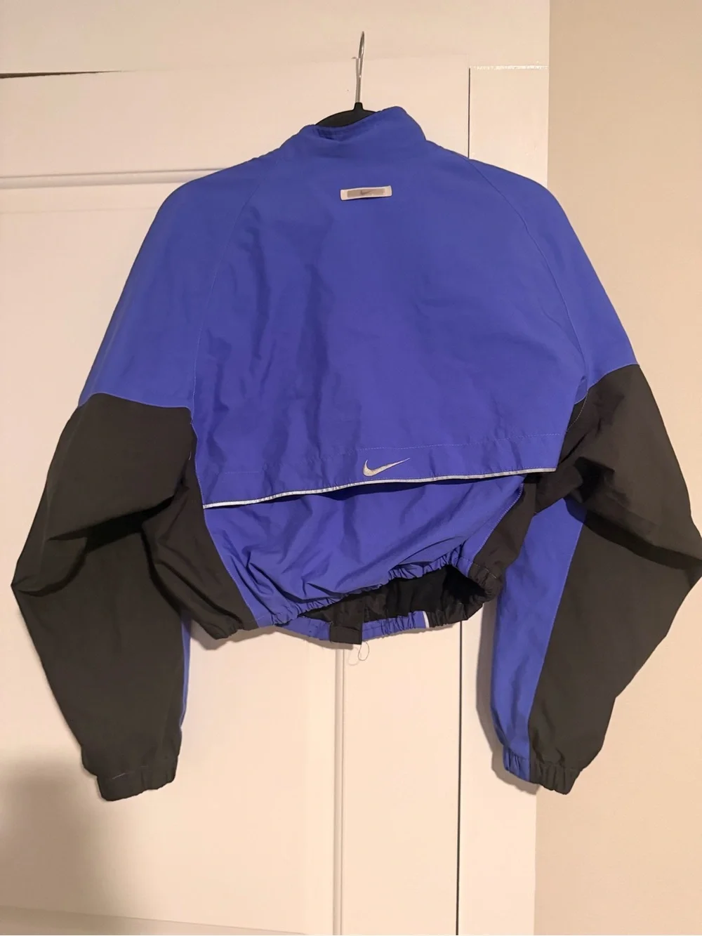 Rare Vtg NIKE Swoosh Color Block Windbreaker Jacket 2000s Blue SZ L (12-14)